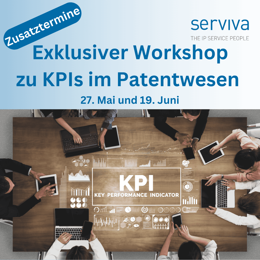 Workshop "KPIs im Patentwesen" - Zusatztermine am 27.05.2025 und am 19.06.2025 1